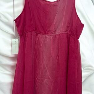 Elegant Kids Dress in Rich Red